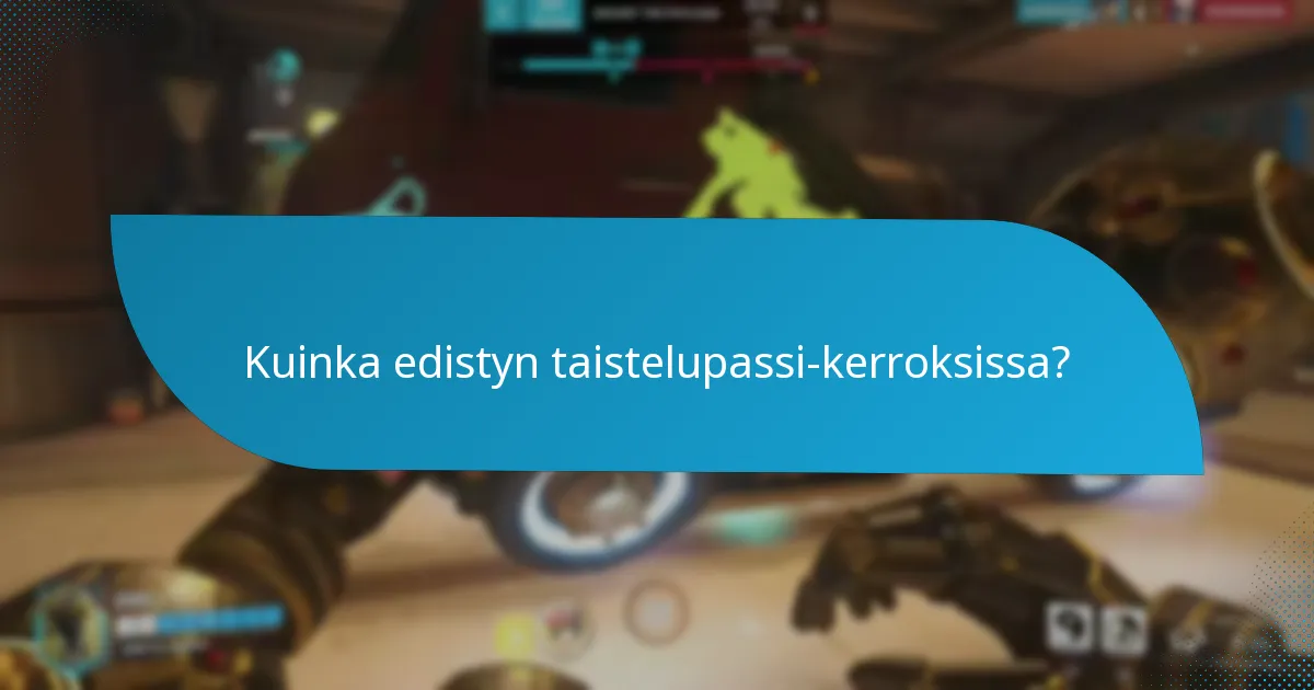 Mitkä palkinnot voin ansaita jokaisessa taistelupassi-kerroksessa?