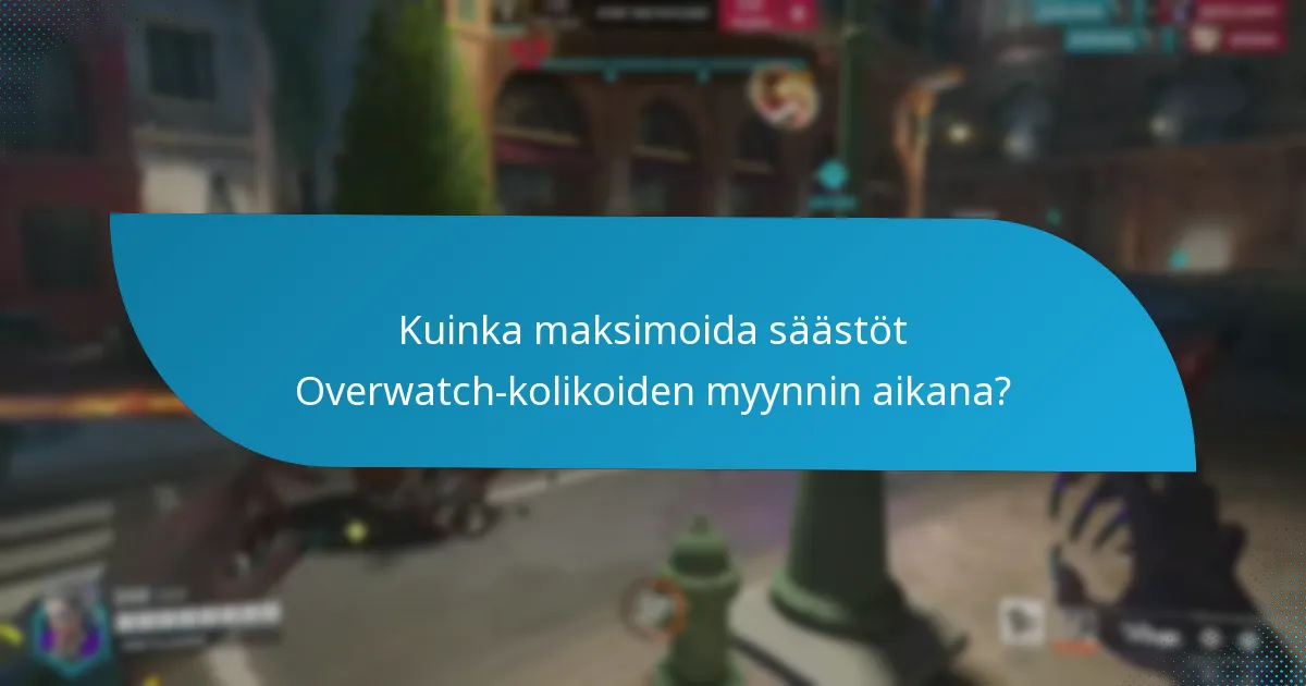 Milloin Overwatch-kolikoiden kausimyynti tapahtuu?