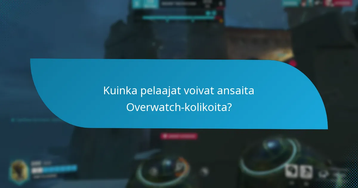 Millaisia palkintoja voidaan ostaa Overwatch-kolikoilla?