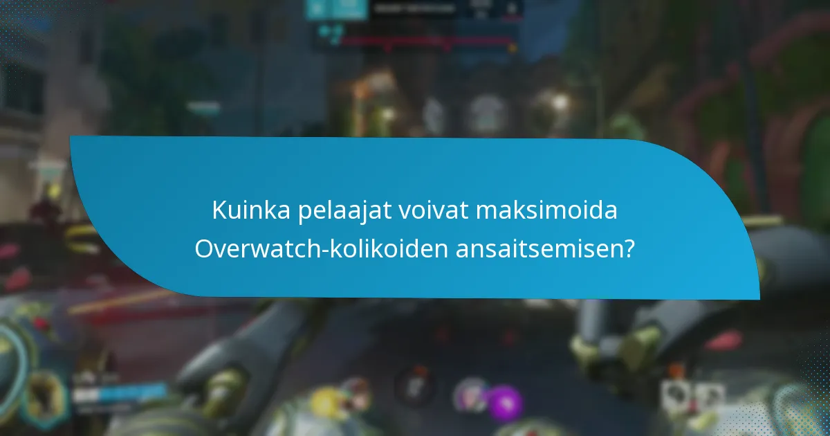 Kuinka pelaajat voivat maksimoida Overwatch-kolikoiden ansaitsemisen?