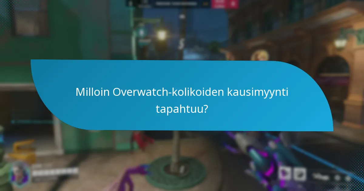 Mitkä pelin sisäiset esineet voidaan ostaa Overwatch-kolikoilla?