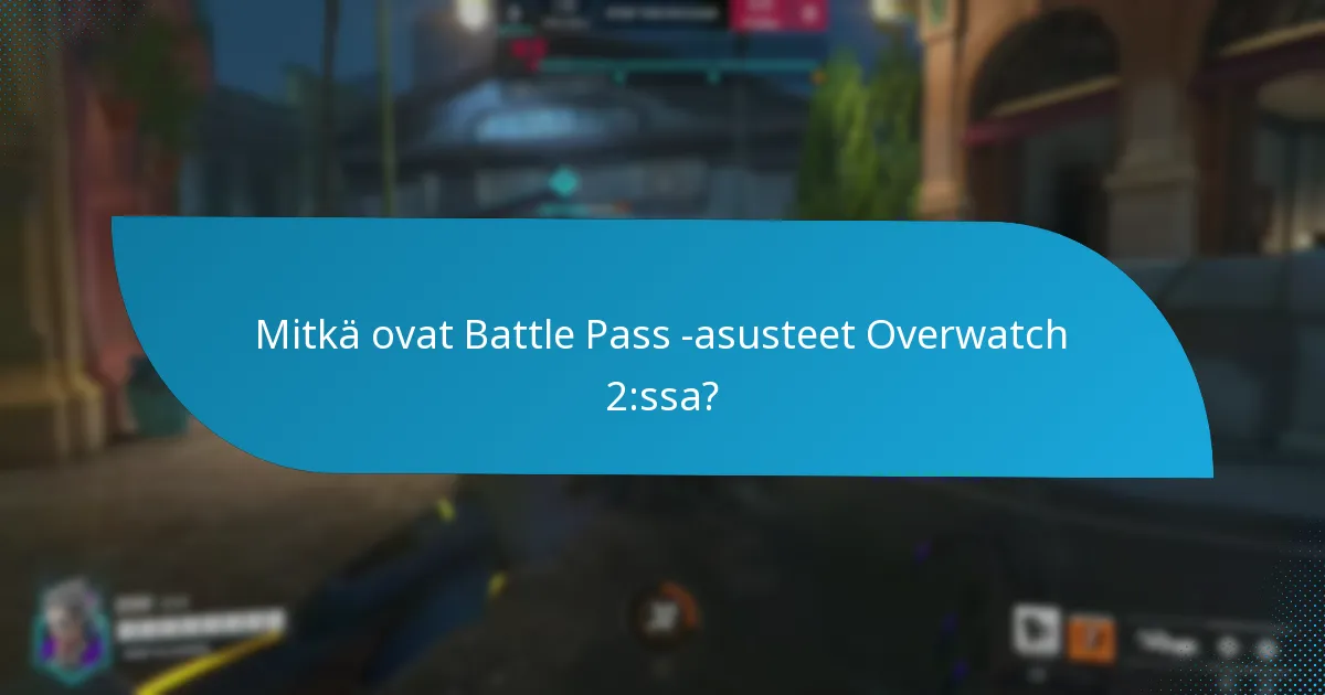 Mitkä teemat ovat edustettuina Battle Pass -asusteissa?